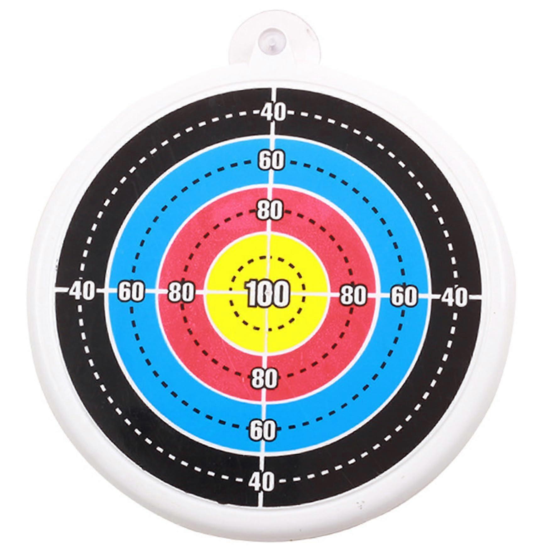 ABS Archery Target with Suction Cup for Home, 9 Inch Round Colourful Ref: 2731