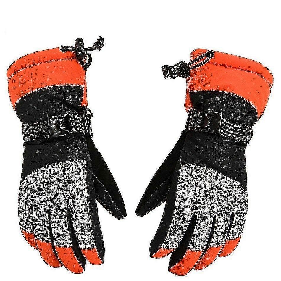 Extra Thick Pu Palm Ski Gloves Suitable for Skiing