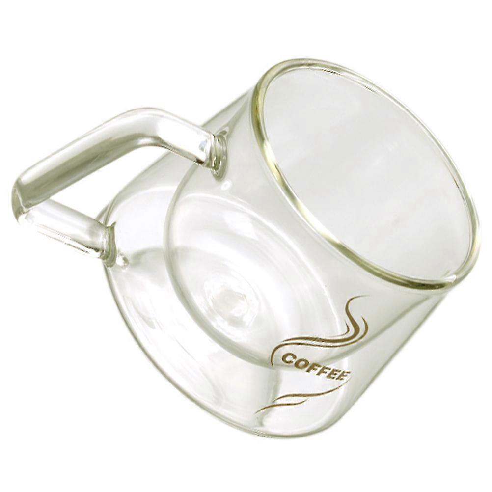 Dual-Purpose Coffee Mug Creative Double-Layer Glass Cup Daily Use 1Pc