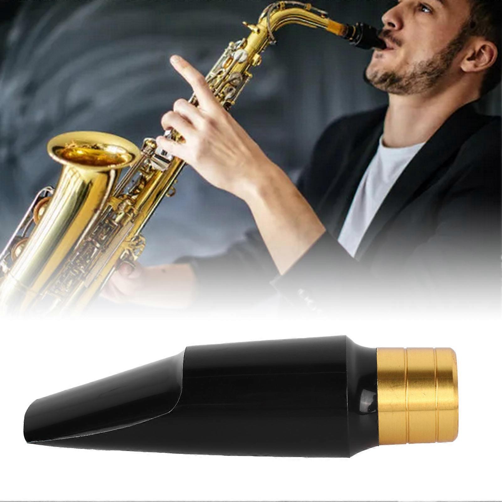 Saxophone Head Detachable ABS and Metal Tenor Sax Head Portable Mouthpiece Replacement 