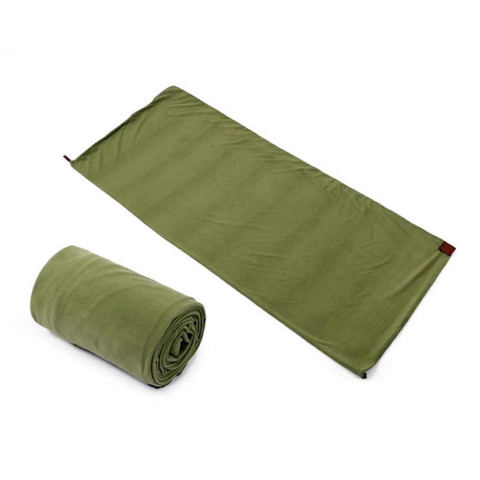 Sleeping Bag, Fleece Liner Tent Bed up to 15°C, for Camping (80x180cm)