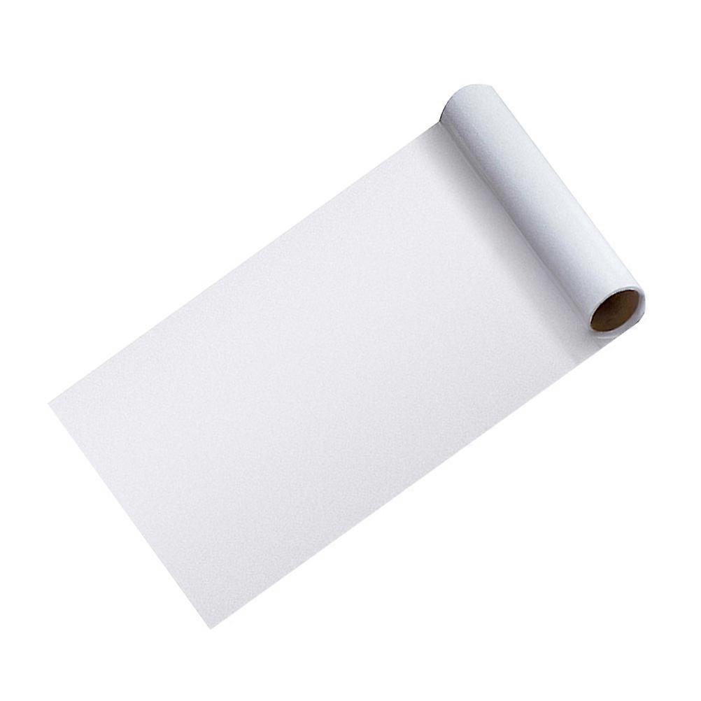 باب بلوري الزجاج فيلم نافذة الفيلم للحمام المنزلي 300x60 سم حماية الخصوصية البيضاء 1 قطعة