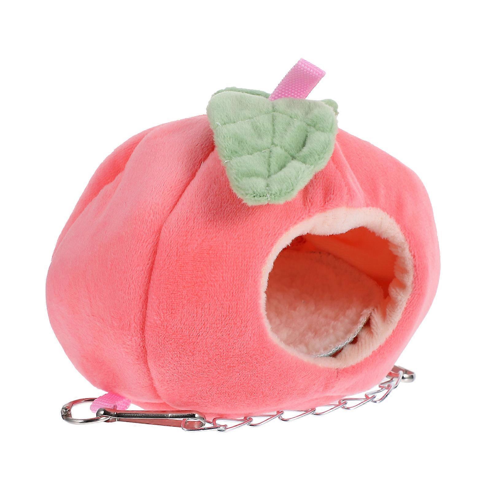 Cozy Cotton Hamster Bed with Fruit Design – Soft Winter Nest for Hamsters, Guinea Pigs, and Small Pets