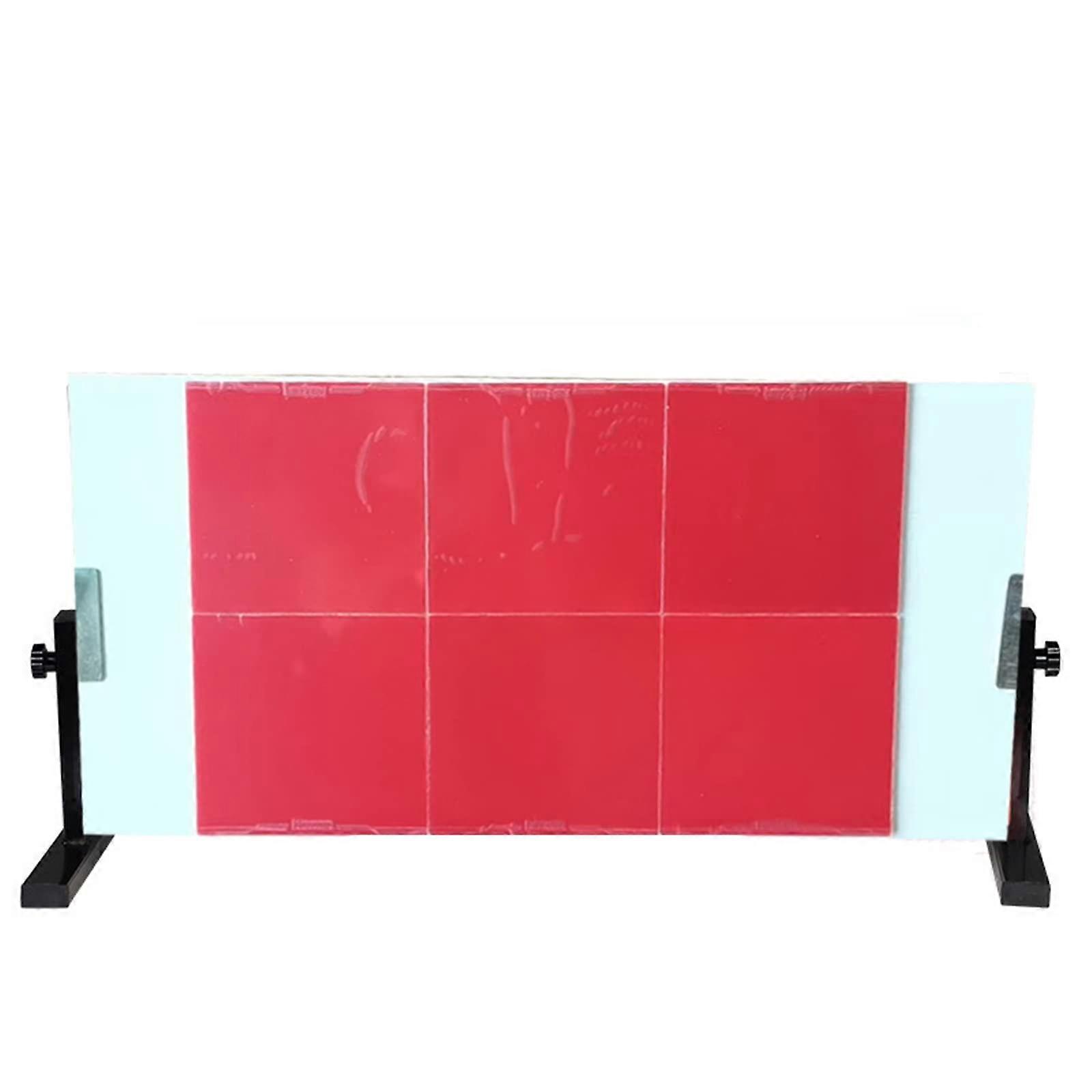 Self Training Ping Pong Rebound Board Desktop Ping Pong Board Tray with Rubber Faceplate, Table Tennis Sparring Springback Machine
