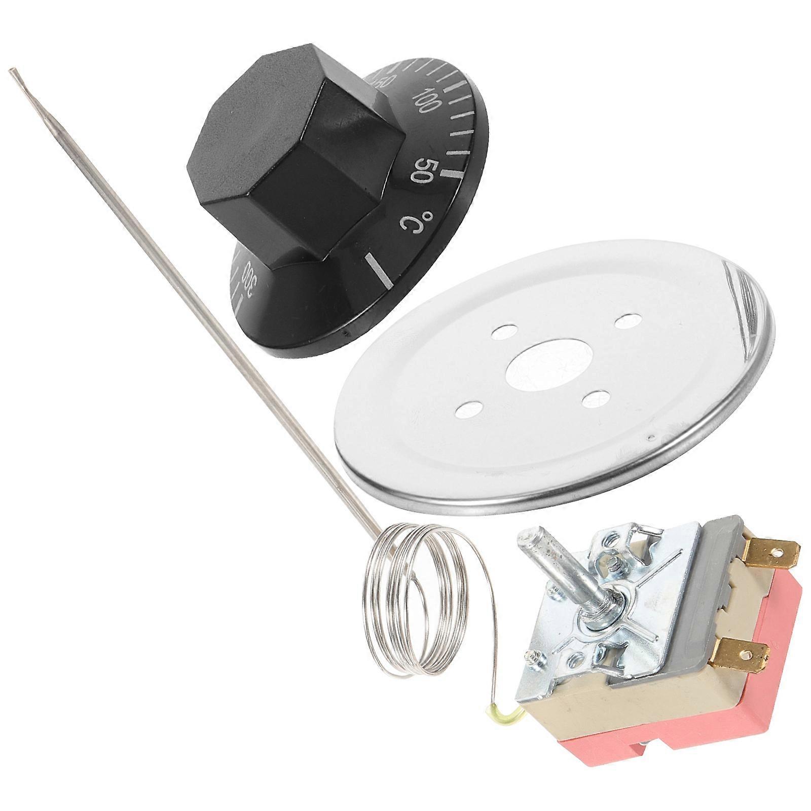 Universal Oven Thermostat Temperature Control for Appliances Home Kitchen 15x7cm Iron Precise Temperature Control 1Pack