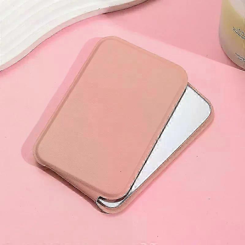 Portable Double-sided Compact Makeup Mirror - Foldable Mini Square Vanity Hand Mirror