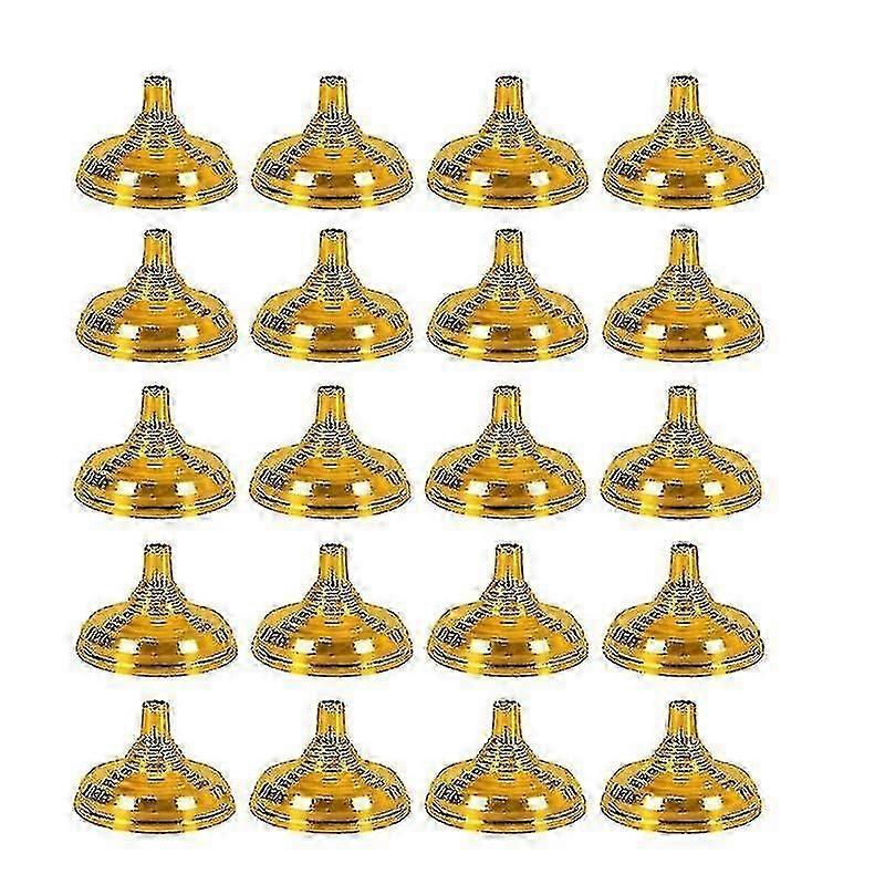 20pcs Gold Plated Plastic Flag Bracket Holder Creative Flag Pole Holder Round Base