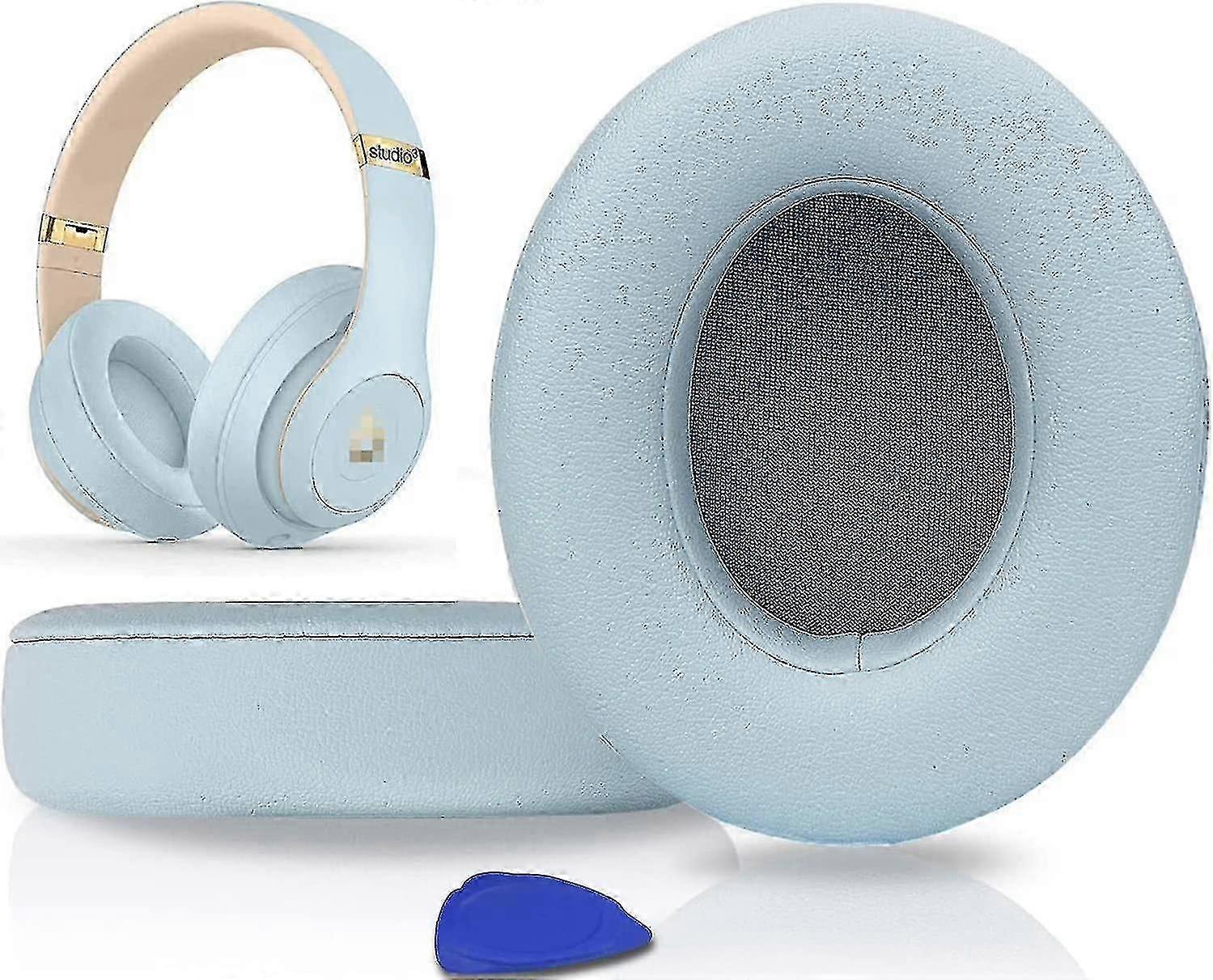 Replacement ear pads for beats studio 2.0 3 wired/wireless soft protein leather