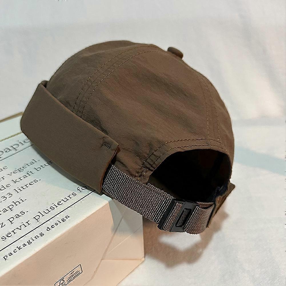 Add separate packaging black (C) men and women can bring one size (55-58) adjustable $ quick-drying breathable thin brimless spring and summer men