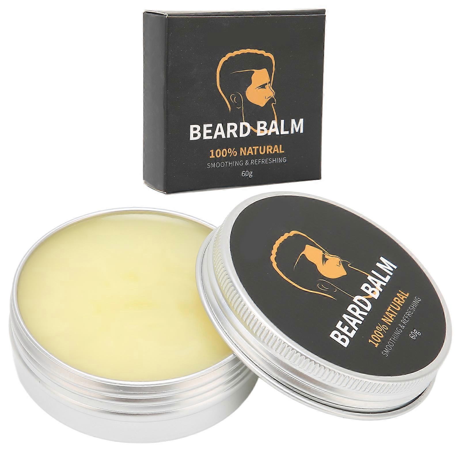 Beard Cream Convenient Practical Softened Effective Care Soft Comfortable Conditioner 60g for Home Barbershop