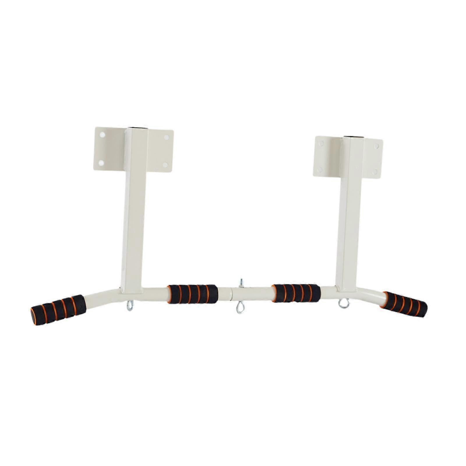 Wall Mounted Pull Up Bar Sports Pull Bar 300kg Load Capacity Bodybuilding Equipment Bar Pull Bar for Upper Body Workout White