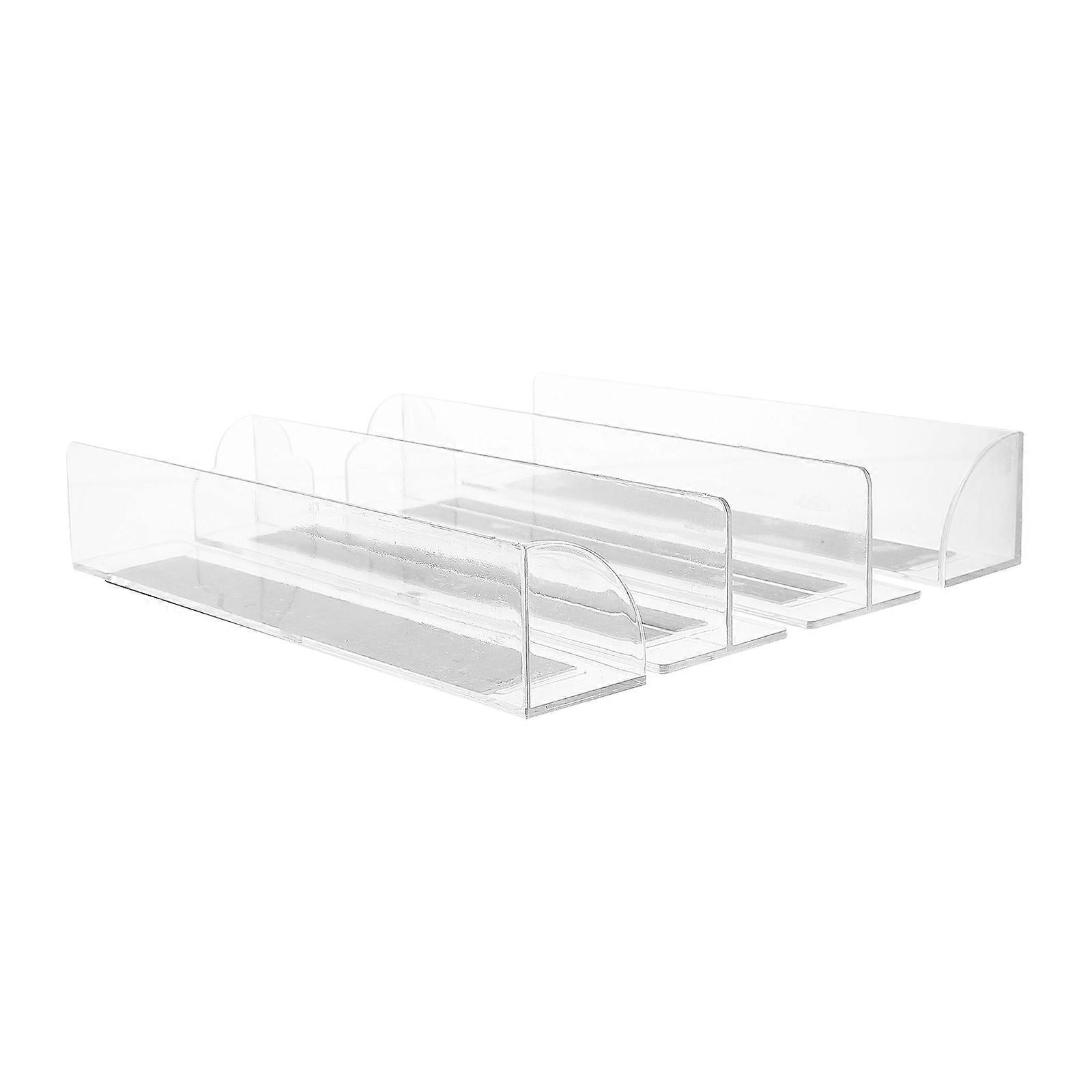 Black Supermarket Shelf Dividers Made of Synthetic Material for Organizing Goods Efficiently 4pcs