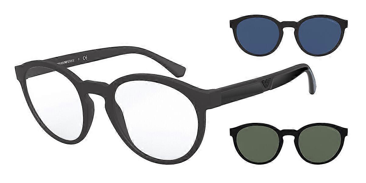 Emporio Armani EA4152 With Clip-On 58011W Men Eyeglasses