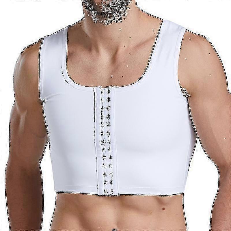 Mężczyźni Ginekomastia Shaper Nowe Odchudzanie Kontrola klatki piersiowej Bielizna modelująca Pasy brzucha Hoo