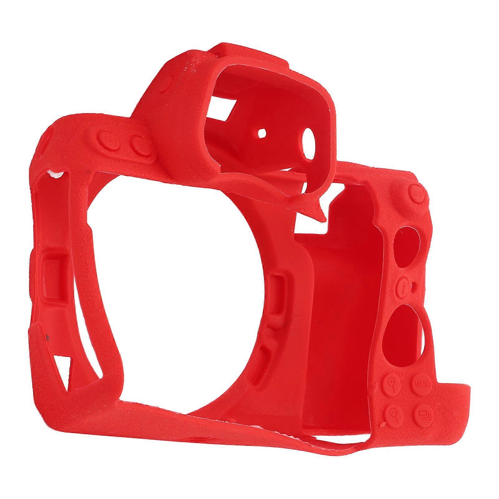 Camera Silicone Case Ultra Thin Lightweight Soft Silicone Case Cover For Z5 Z6II Z7II Red 
