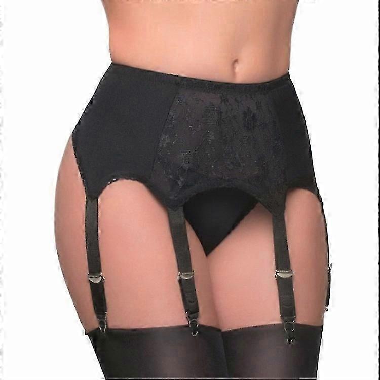 Γυναίκες Σέξι Ζαρτιέρες Ρετρό Vintage Στυλ 6 Ιμάντες Ζώνη Εσώρουχα Ζώνη Καλτσοδέτας