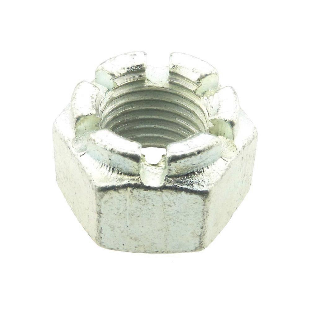 Crown Nuts DIN 935 Grade 8 Galvanized Steel Ref: 9009