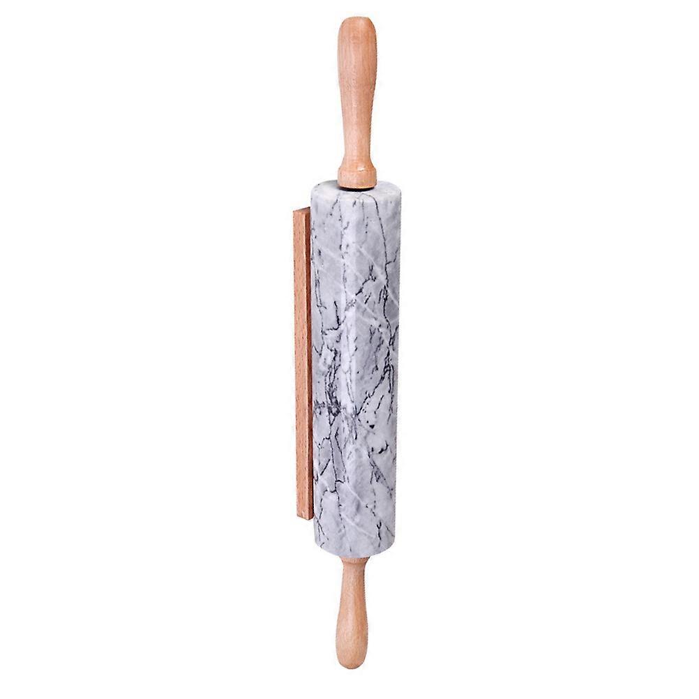 Wooden Handle Rolling Pin Practical Dough Roller Marble Rolling Stick for Home