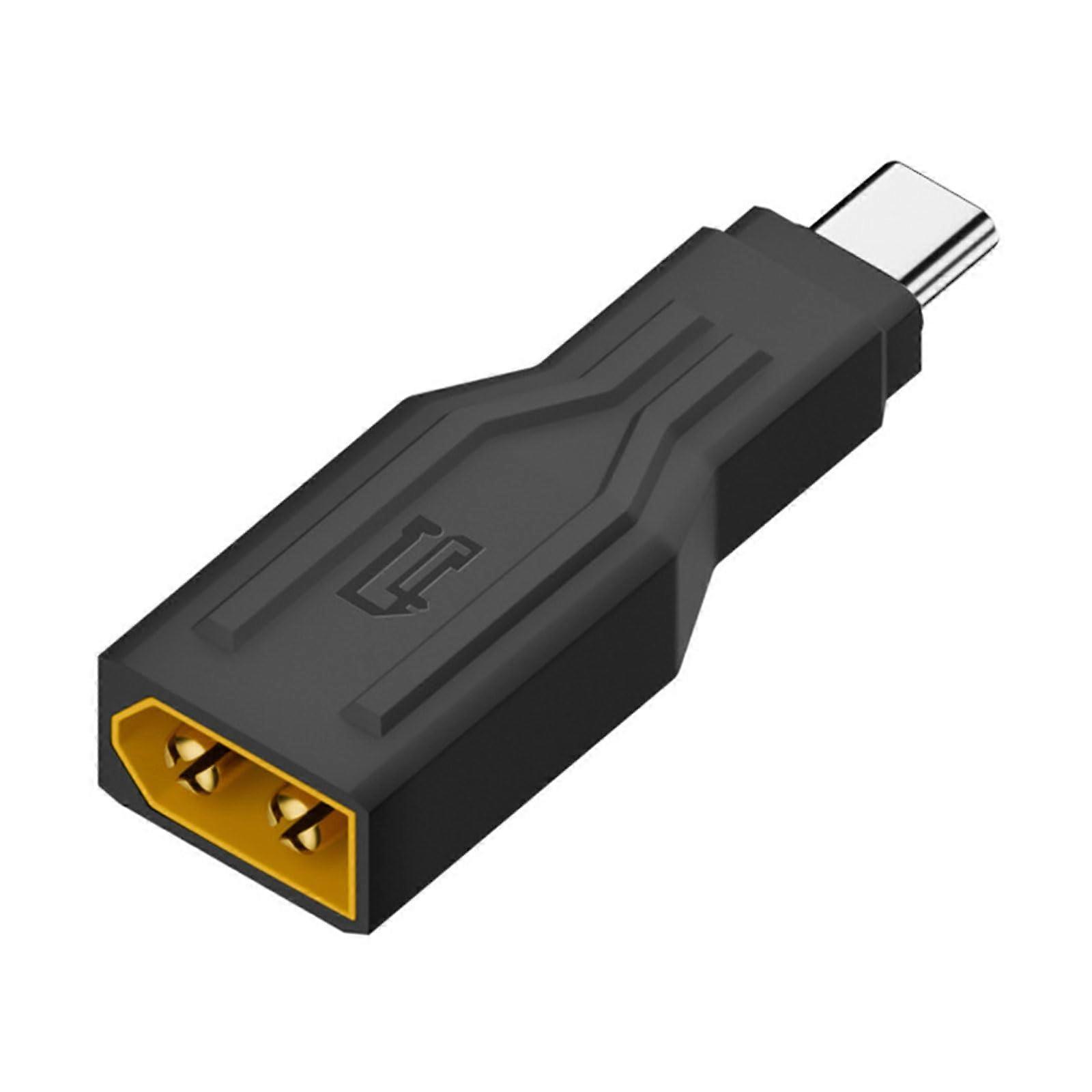 XT60 to USB Type-C Connector, 100W USB-C PD Charger Adapter, for RC Model Enthusiasts and Boat Batteries