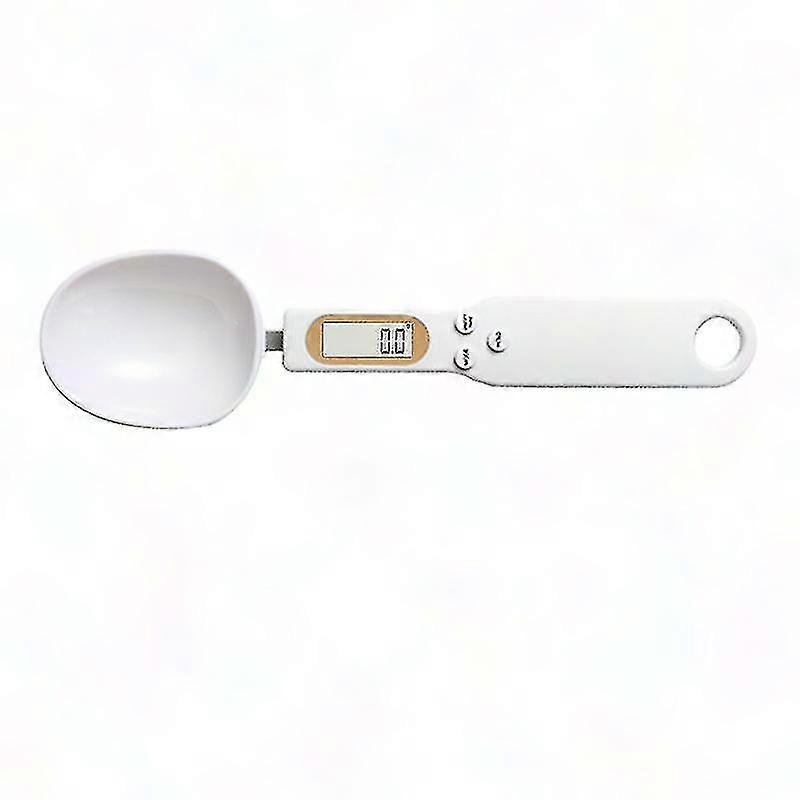 Precision Digital Scale for Kitchen Use, 500g Capacity with 0.1g Accuracy, White LCD Screen for Baking and Cooking Needs