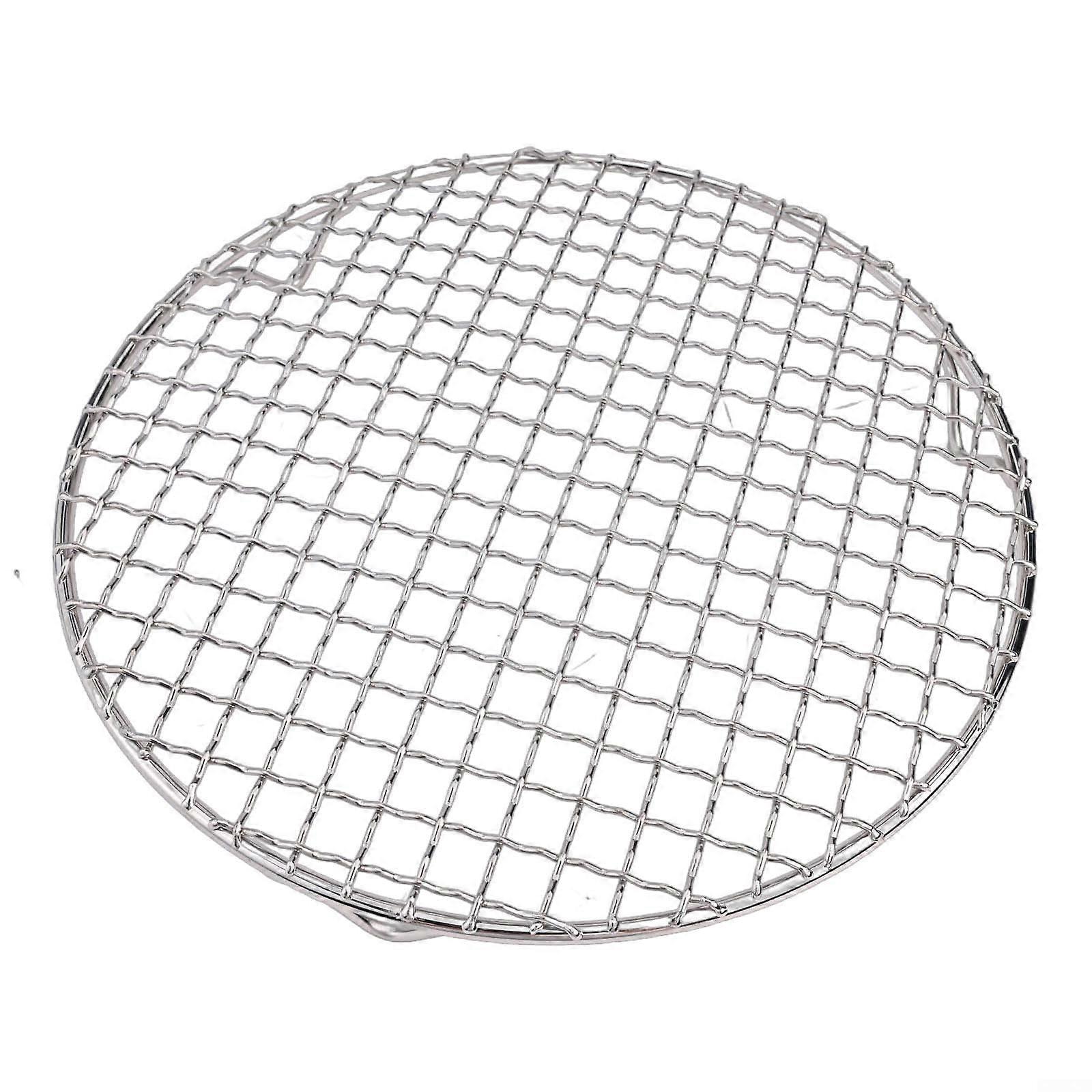 Efficient, round stainless steel cooling grid for even heating and easy cleaning (24 cm)