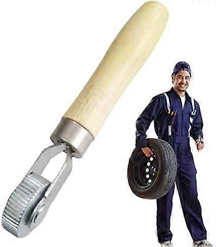 Strong and Reliable: High-quality steel material makes this tire repair compaction roller high hardness and sturdiness. This enables it to withstand h