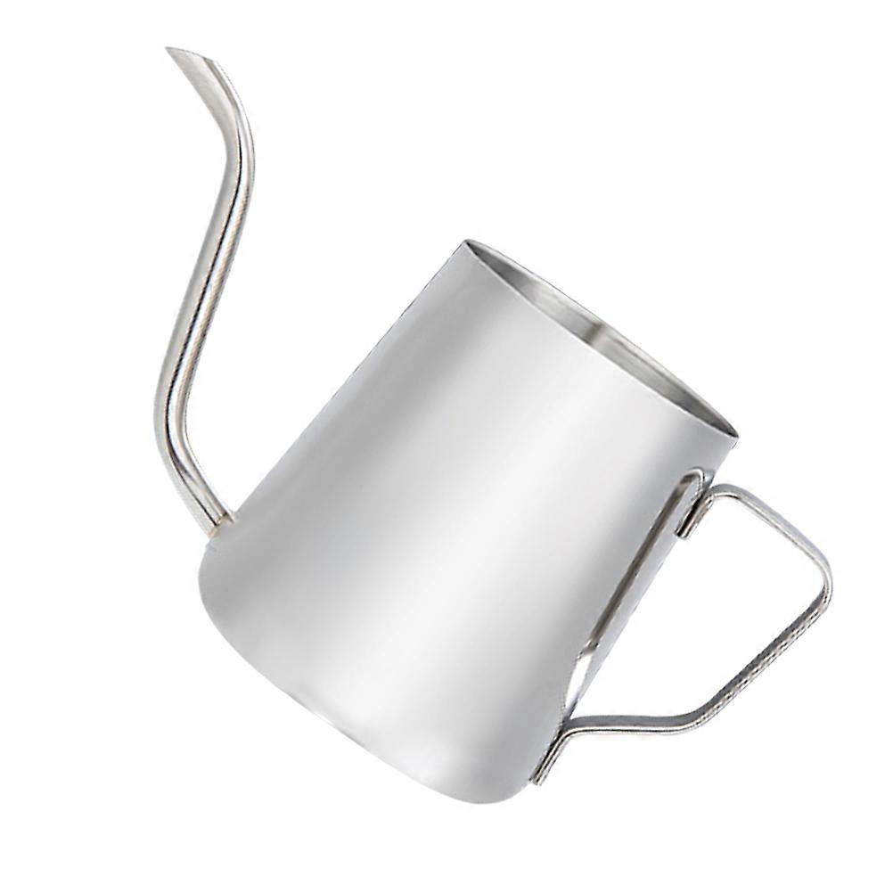 Stainless Steel Long Spout Coffee Kettle Teapot for Home and Travel Use, Easy to Pour Water Container for Coffee and Tea