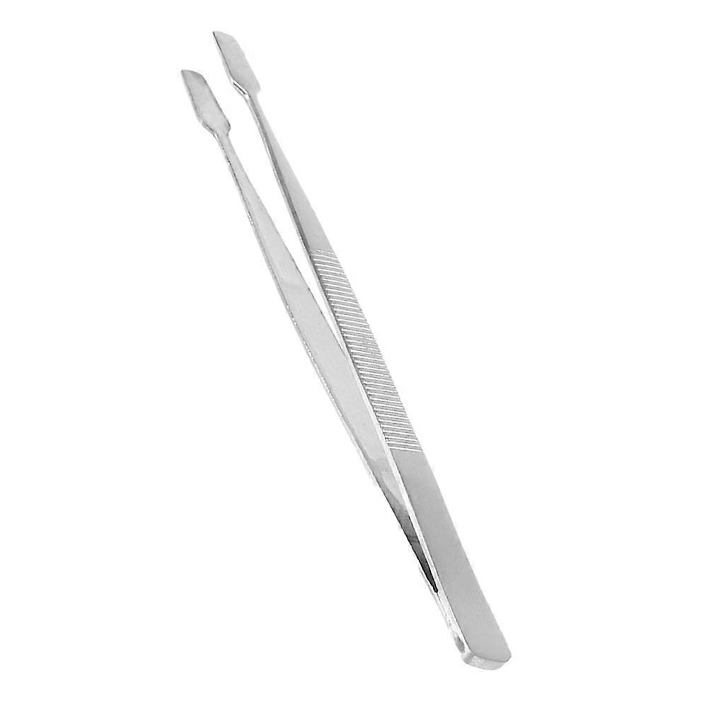 Stainless Tweezer for Eyelash Nipper, Craft Beading, and Delicate Object Handling with Non Slip Design