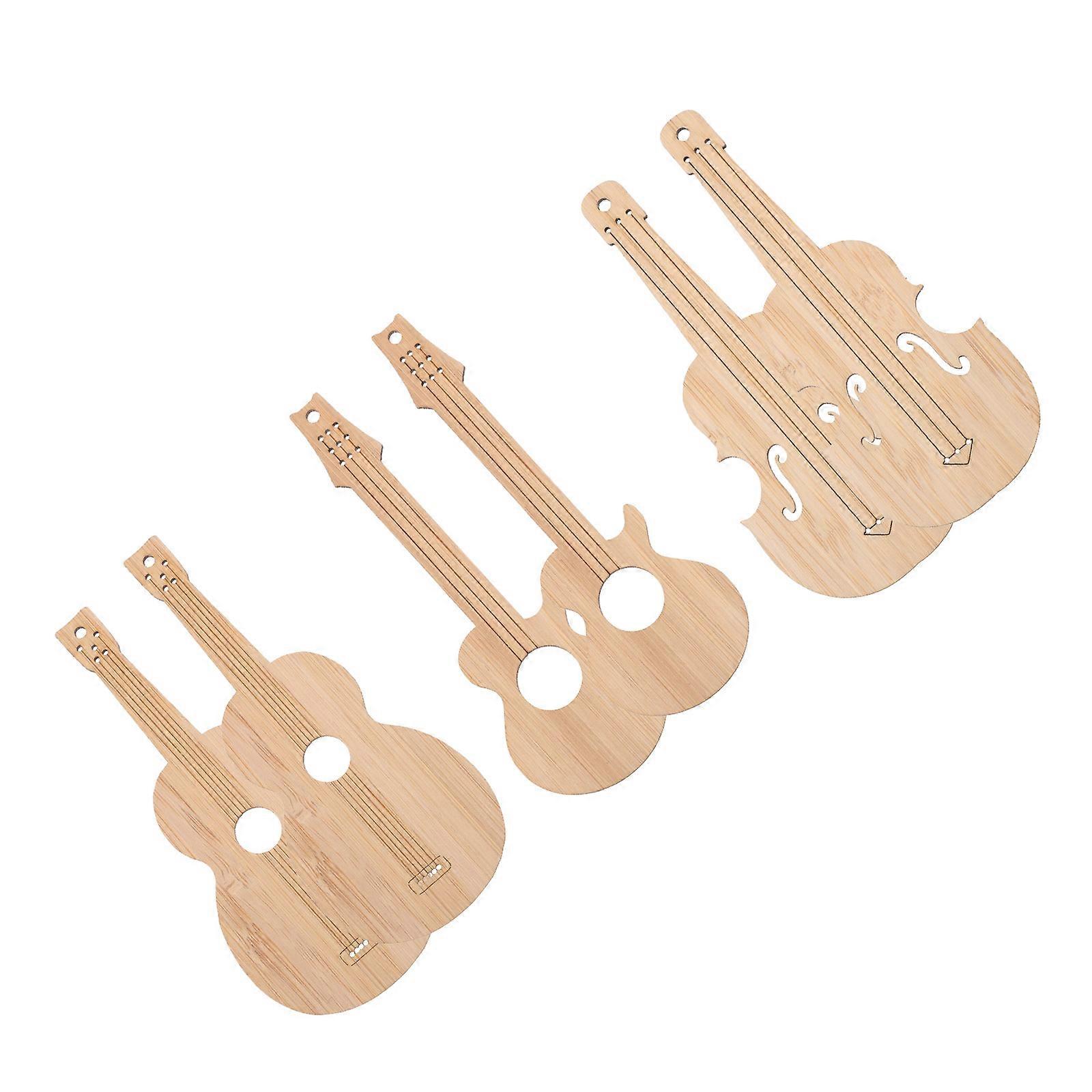 Bookmarks Blank Bulk DIY Design Bamboo Blank Bookmarks Graduation Gift 6Pcs