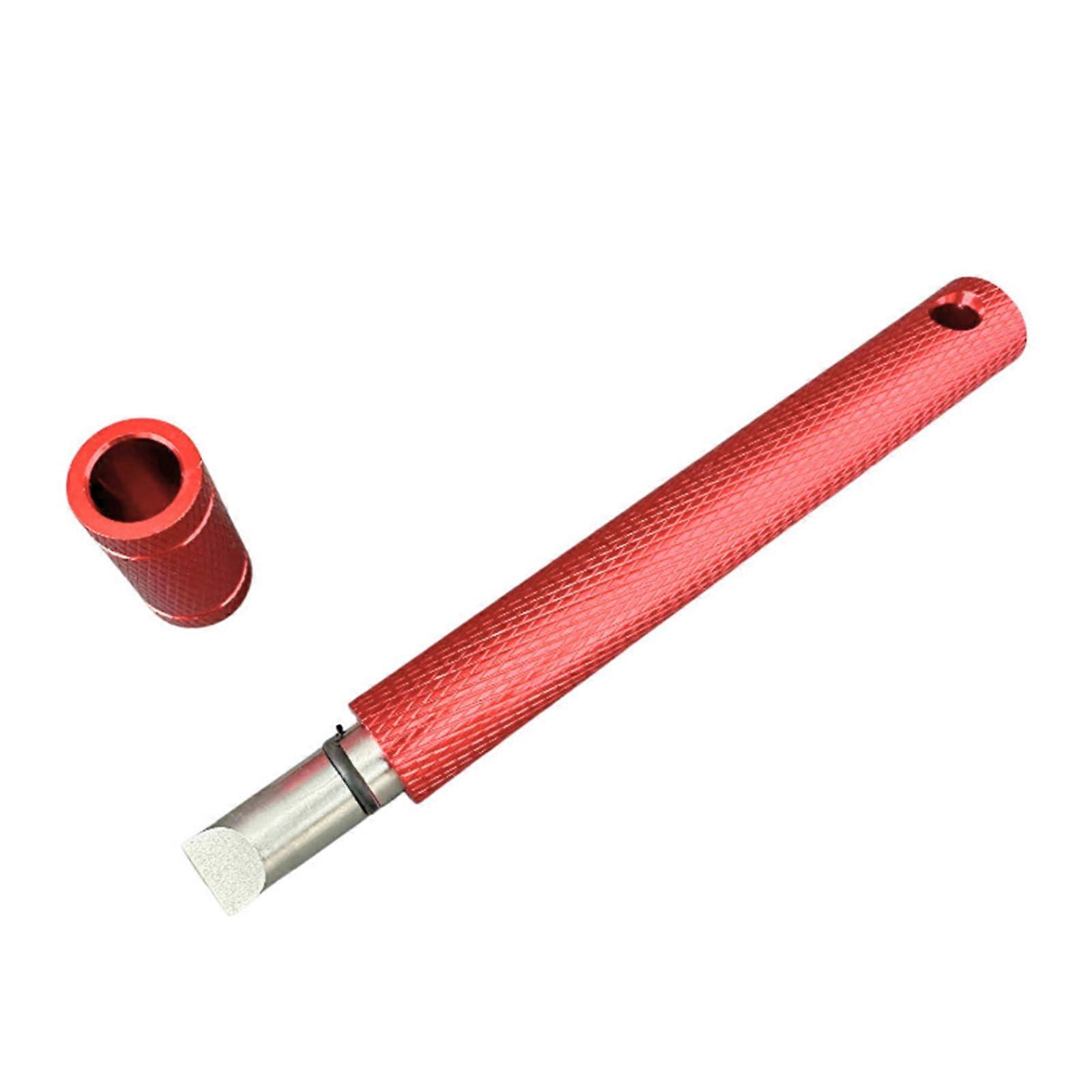 Golf Wedge Groove Cleaner And Sharpening Tool For U And V Grooves Red