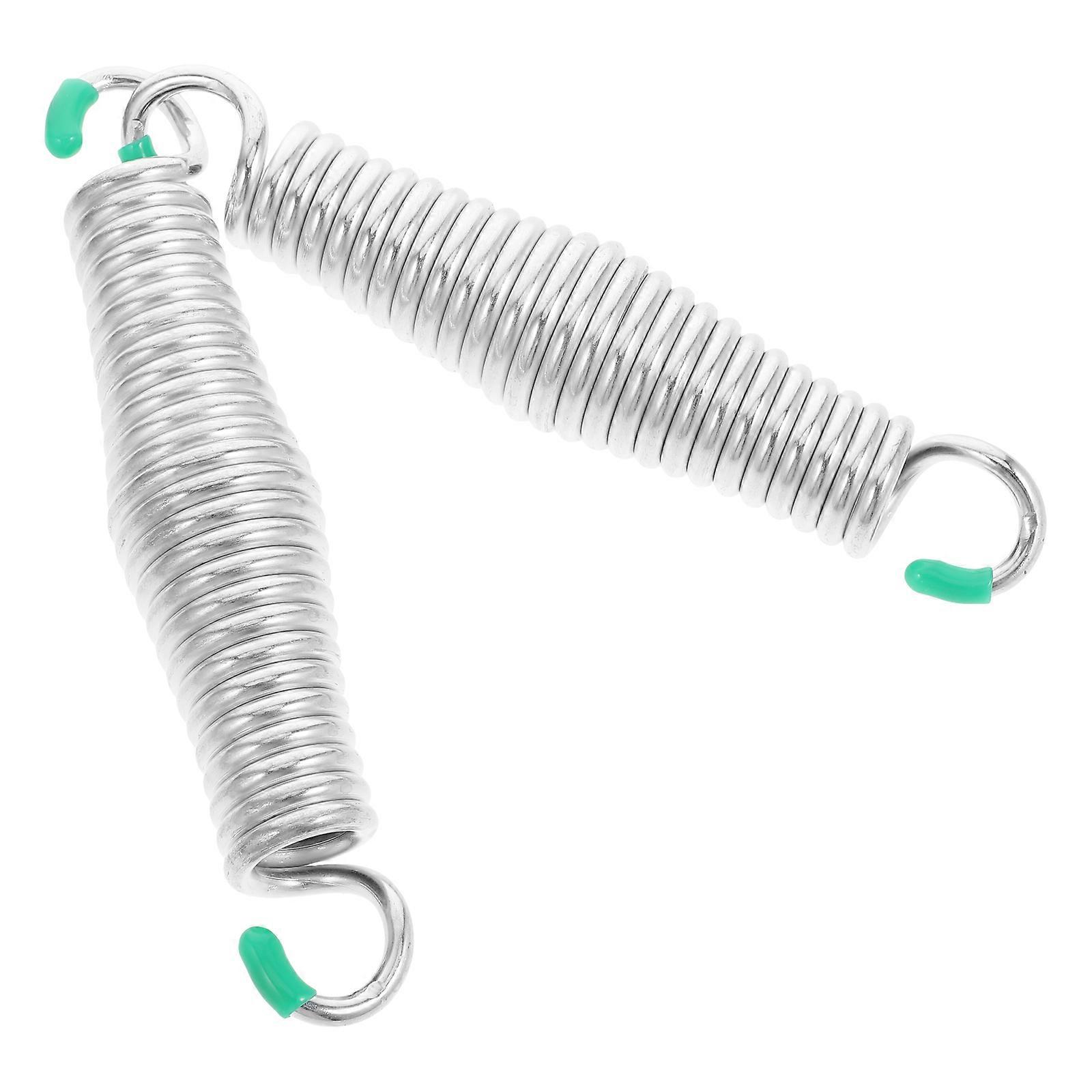 2pcs Heavy Duty Spring Hanger for Porch Swing, Tree Swing, Hammock & Hanging Chair – Stainless Steel Spring Hook for Outdoor Use