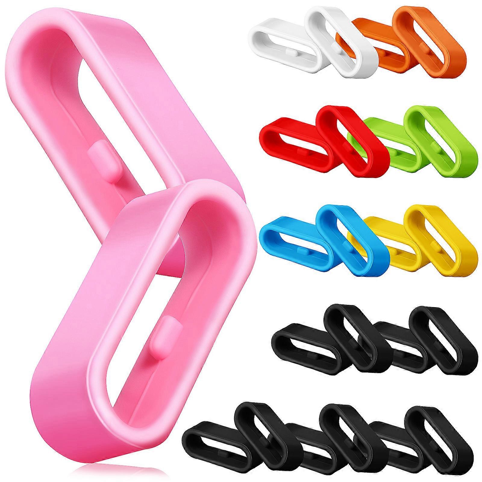 Silicone Watch Replacement Strap Secure Watch Strap Retainer Rings For Men And Women 24Pcs