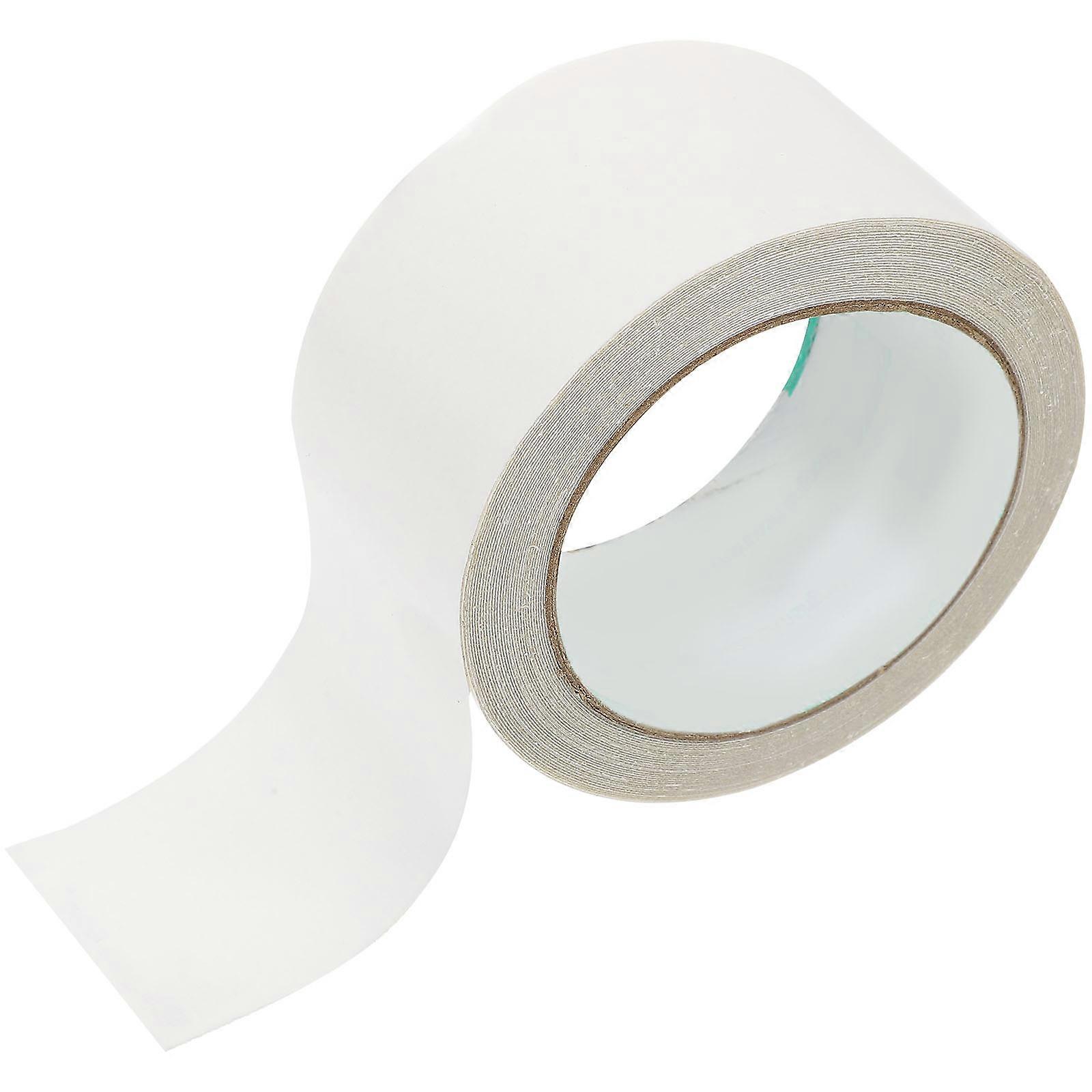 Double Sided Duct Tape for Home White Cloth Material Easy to Remove No Residue 1 Inch Width
