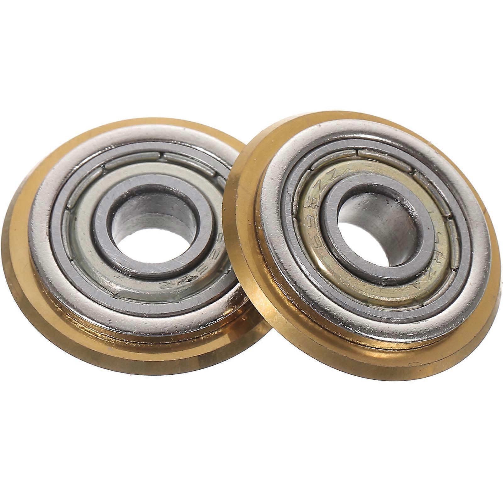 Hand Tools Scoring Wheel For Tile Cutting Construction Sites Golden 2.20X2.20X0.60CM Ceramic Replacement Wheels 2Pcs