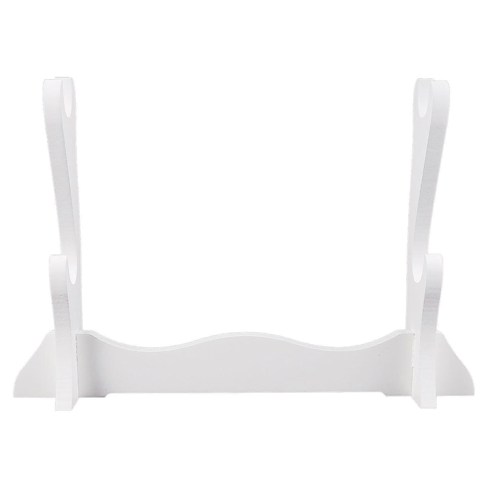 Sword Holder Sword Stand Single Horizontal Wood Display Stand Flute Holder