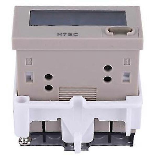 H7EC N Digital Electric Counter No Input Voltage with 8-Digit LCD Display