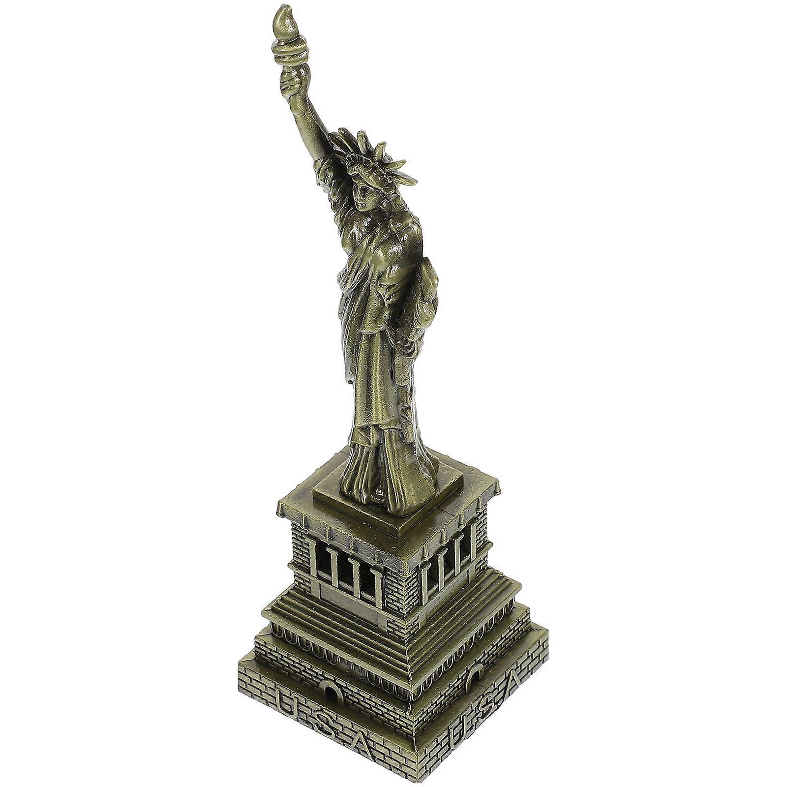 Statue Of Liberty Alloy Ornament Office Desktop Decor Bookshelf Craft Ornament
