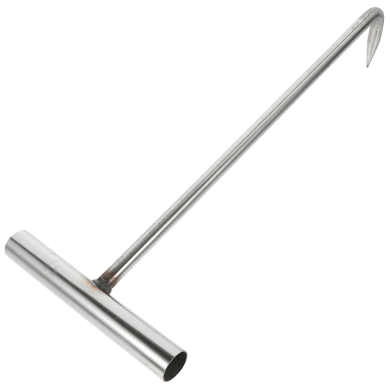 Stainless Steel Lifting Hook for Hanging Heavy Duty T Shape Hook Silver Color 1 Piece