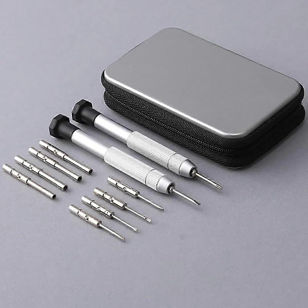Glasses Screwdriver Set, Multifunctional Watch and Glasses Tools with Portable Case