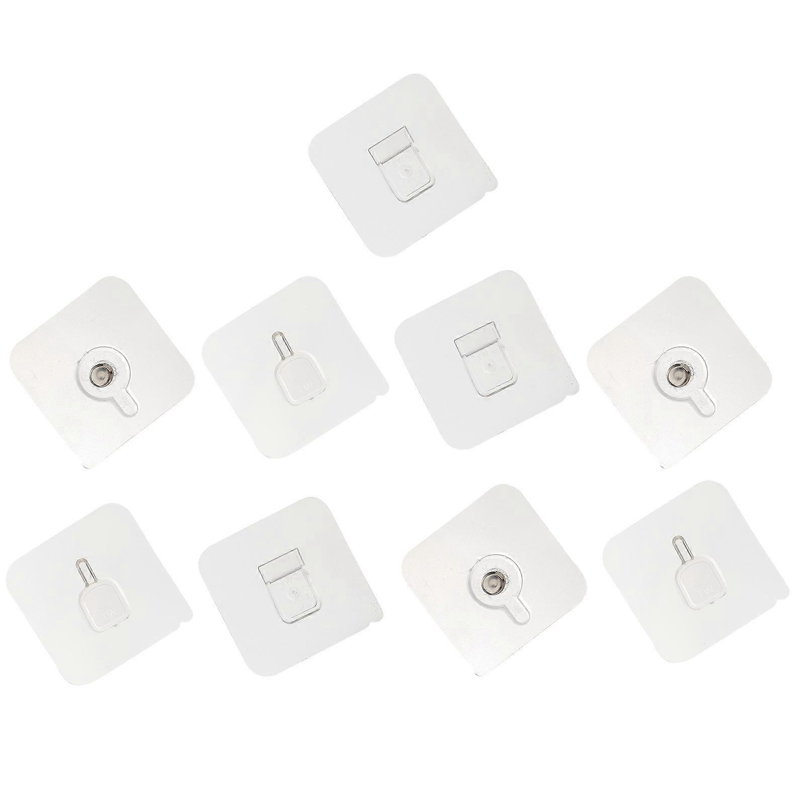 Strong Self Adhesive Hooks Set (9pcs) – Durable Sticky Wall Hangers for Frames, Clocks, Kitchen, Bathroom, Office Use – No Damage Hanging Solution