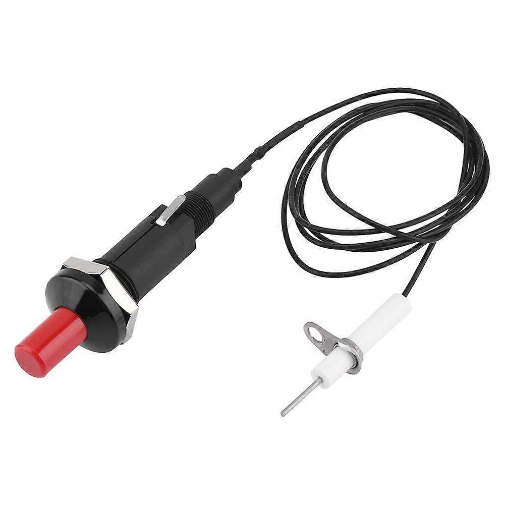 1 Out 2 Piezo Spark Ignition Set, BBQ Grill Push Button Igniter with 1 m Cable for Gas Stove/Oven
