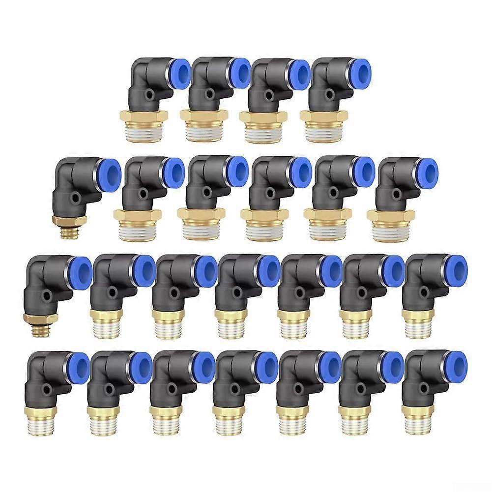 Quick connector threaded elbow PL416 pneumatic fitting for reliable airflow control (PL1201)