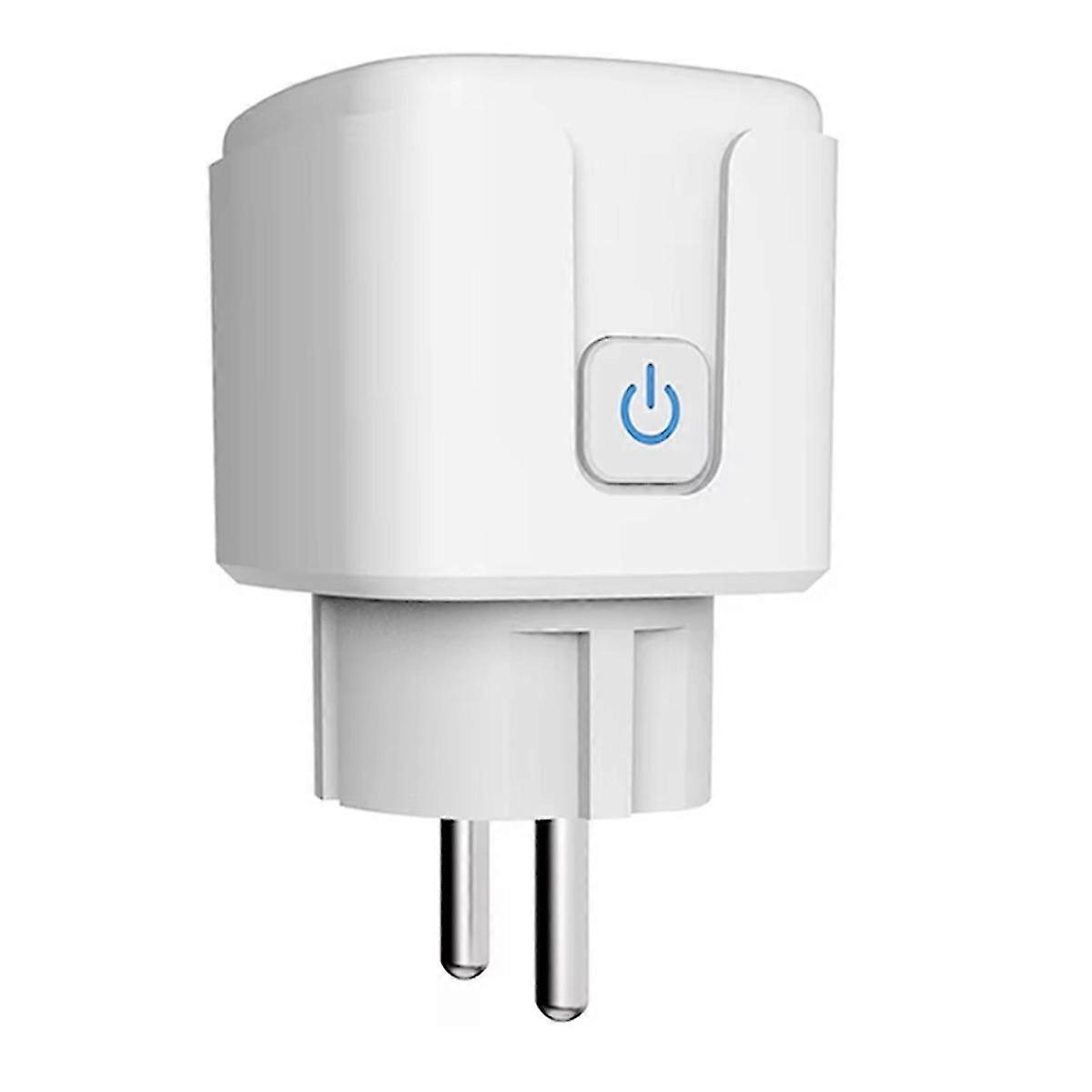 WiFi Smart Socket met stroombewaking Smart Plug Spraakbesturing EU-stekker