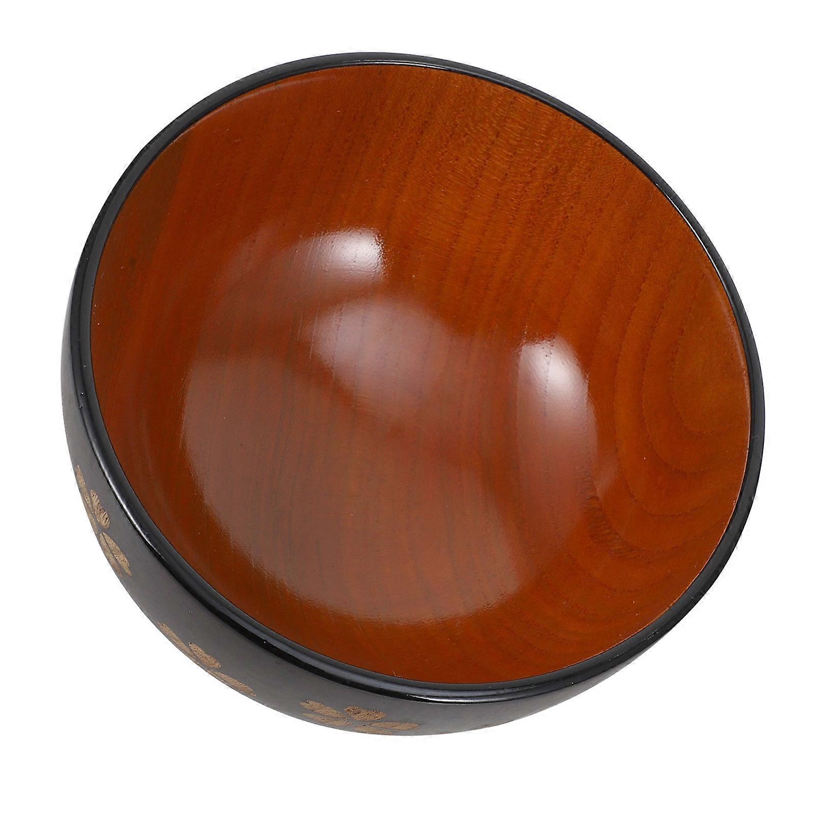 Coffee Synthetic Material Food Serving Bowl for Everyday Use with Smooth Rim 1Pc