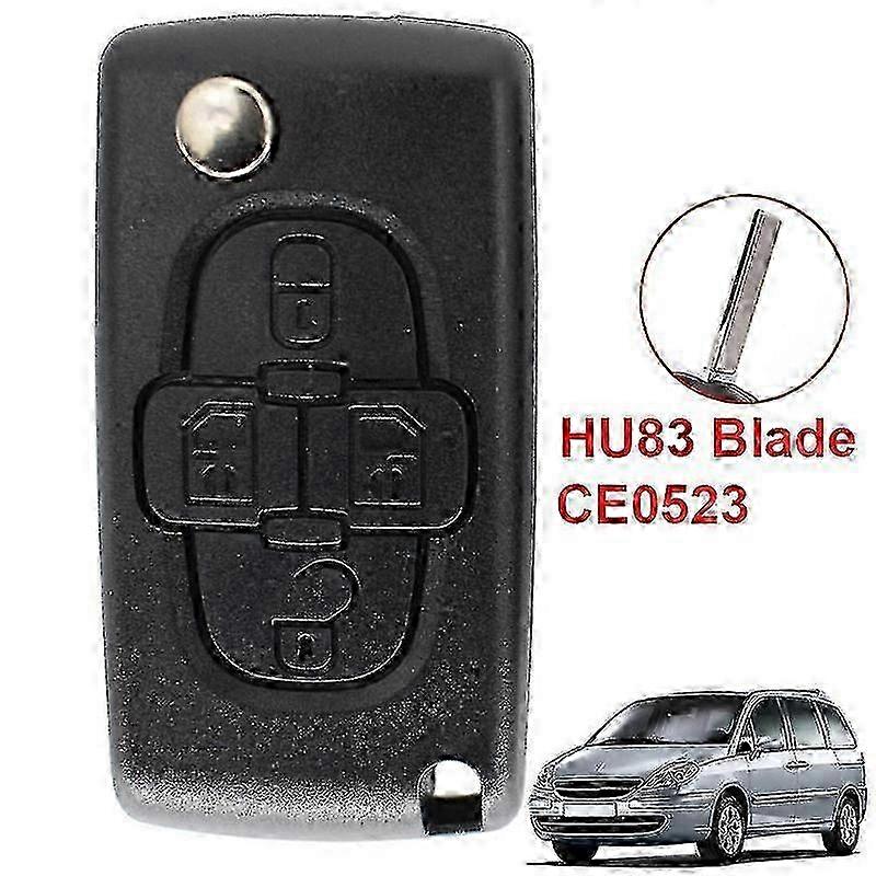 Keyless entry remote case for Peugeot 807 1007 Citroen C8