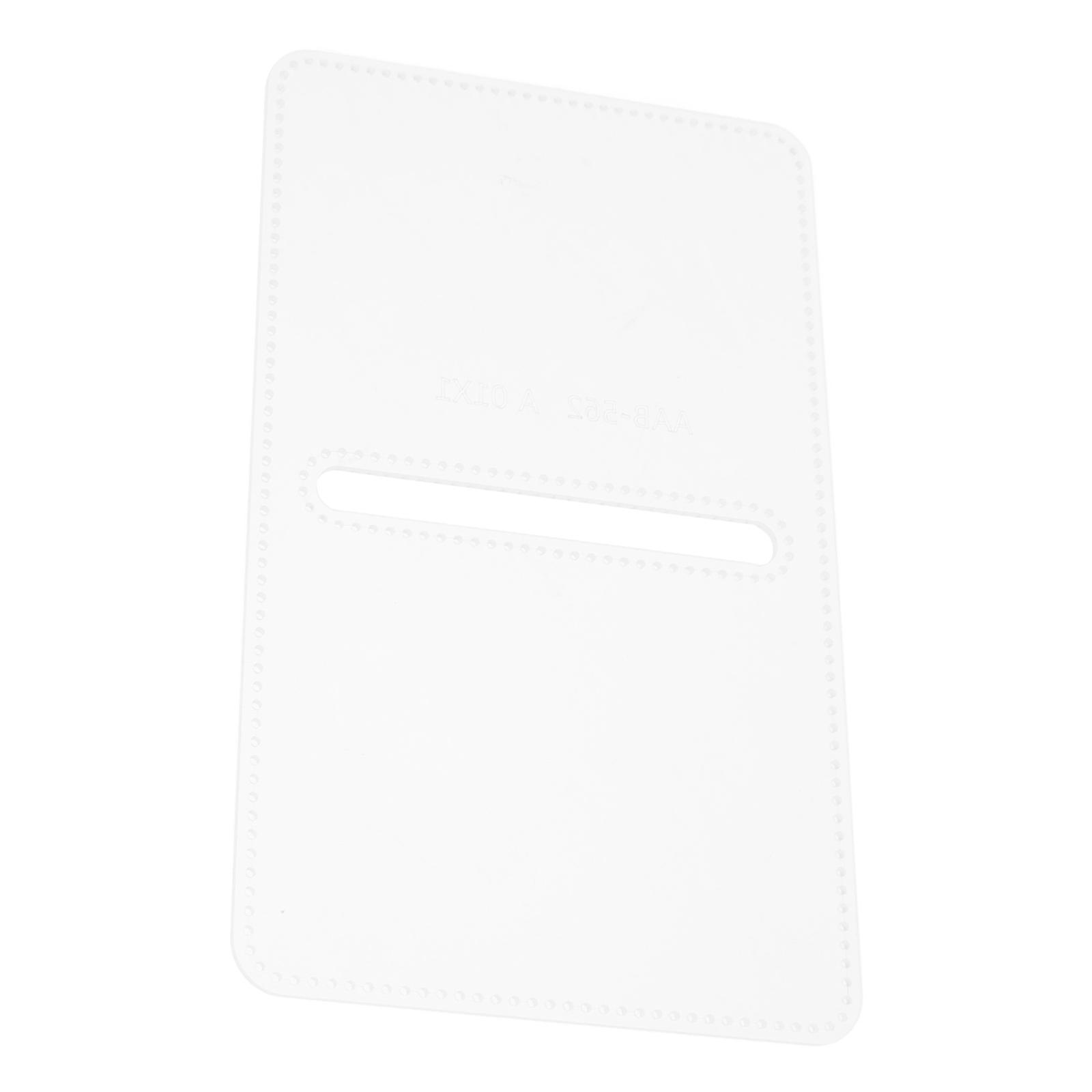 Acrylic DIY Passport Holder Stencil for Craft Use Transparent Durability Excellent Simple Design