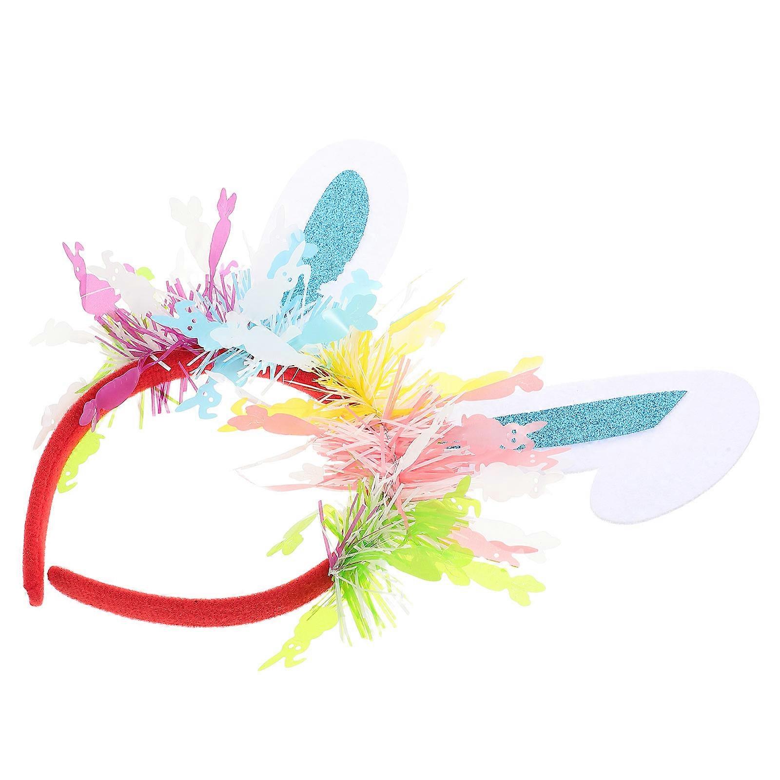 Festive Striped Headband, Fun Rabbit Ears for All Ages, Reusable Style