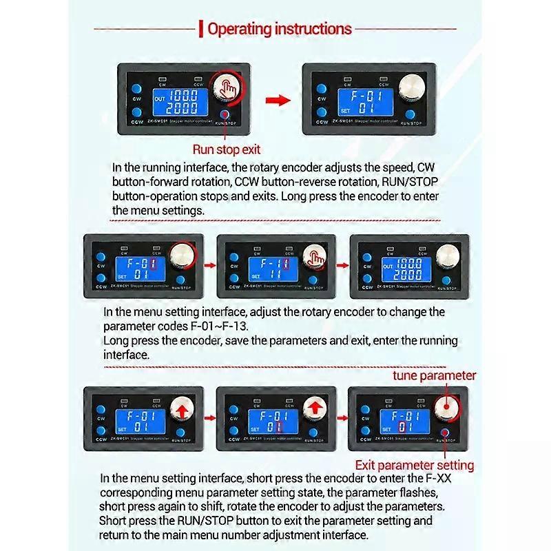 42 57 Stepper Motor Driver Positive Negative Angle Pulse Speed Control Board Programmable PLC Serial Communication Q81C