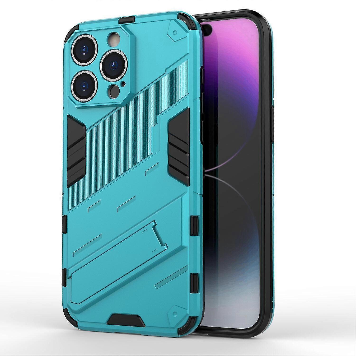 Slim Case For iPhone 14 Pro Max Shockproof Dual-Layer Stand Cover