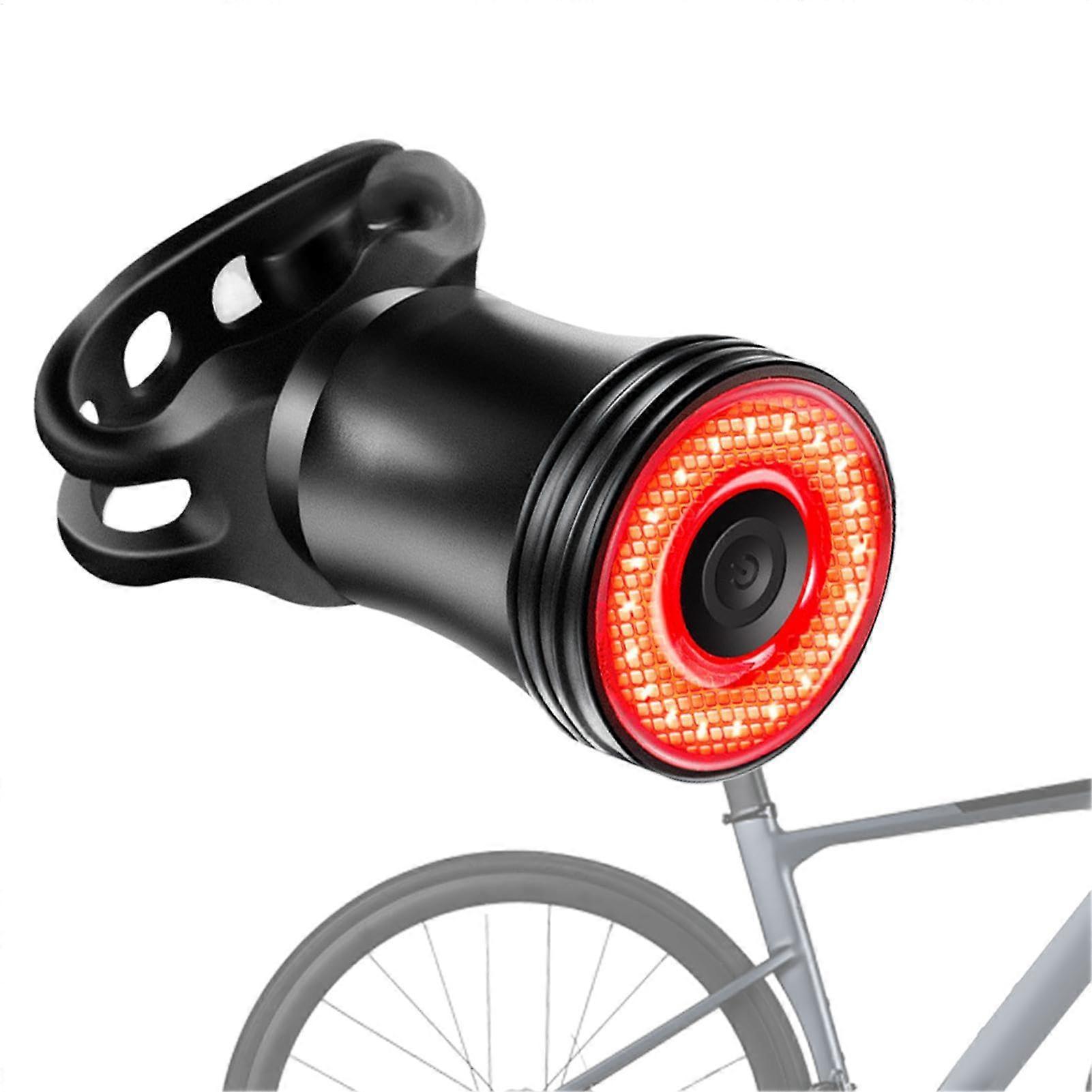 Rechargeable Bicycle Taillight USB Powered Waterproof LED Ultrabright For Night Riding 4x2x2 cm 39 g Aluminum Alloy
